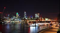 London Night Financial District