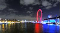 London Night London Eye